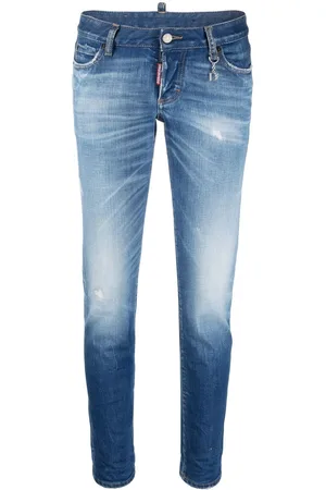 Dsquared2 Jeans slim con effetto schiarito