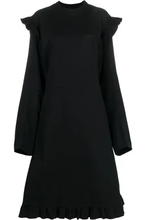 Vetements Abito midi con ruches