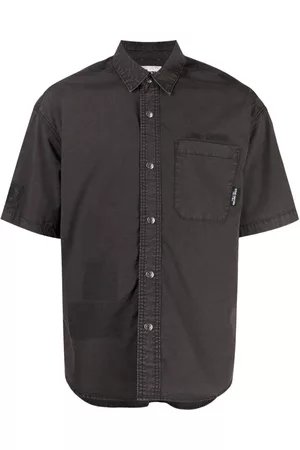 Izzue Uomo Camicie denim - Camicia denim con ricamo - Grigio