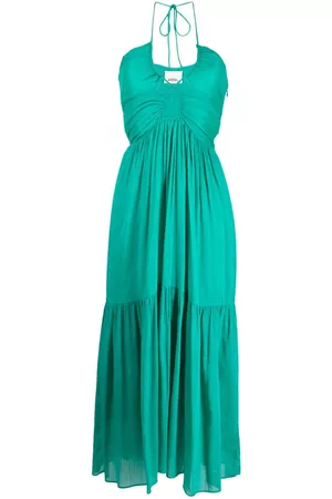 Isabel Marant Donna Vestiti lunghi cut out - Abito lungo con dettaglio cut-out - Verde