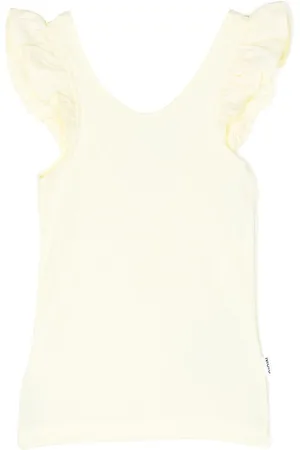 Molo Top smanicato con ruches