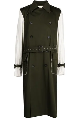 WALES BONNER Trench Echo con inserti