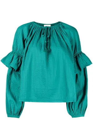 ULLA JOHNSON Blusa con maniche a palloncino