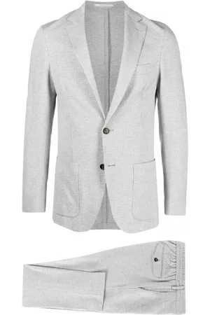 ELEVENTY Uomo Giacche - Completo monopetto gessato - Grigio