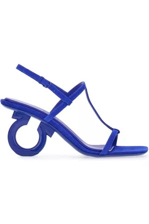 Salvatore Ferragamo Donna Sandali con tacco - Sandali con tacco Elina Gancini - Blu