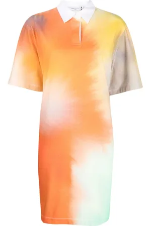 Maison Kitsuné Abito in stile polo con stampa astratta