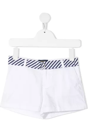 Ralph Lauren Pantaloncini - Shorts con cintura a righe - Bianco