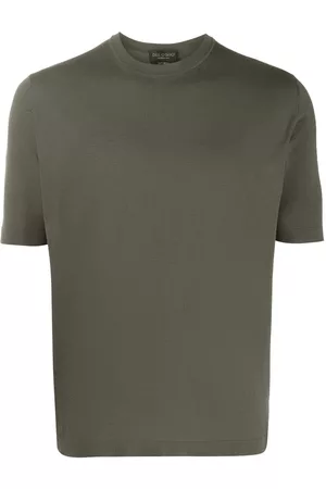 DELL'OGLIO Uomo T-shirt - T-shirt girocollo - Verde
