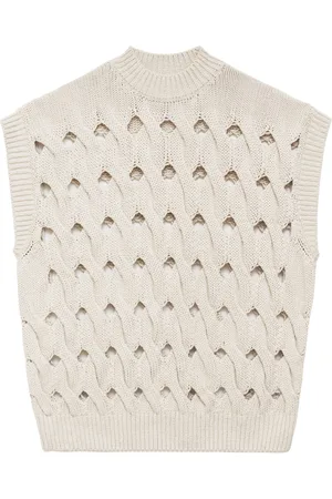 ANINE BING Gilet Dray traforato