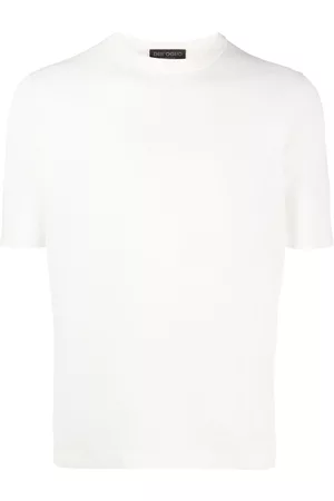 DELL'OGLIO Uomo T-shirt - T-shirt girocollo - Bianco