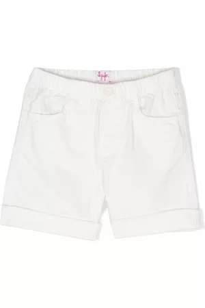 Il gufo Pantaloncini - Shorts con risvolto - Bianco