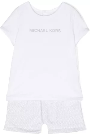 Michael Kors Pantaloncini - Set top e shorts con stampa - Bianco