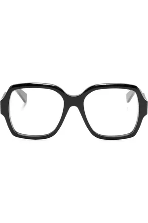 Chloé Occhiali da sole - Occhiali squadrati con stampa - Nero