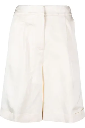 PESERICO SIGN Shorts sartoriali a vita alta