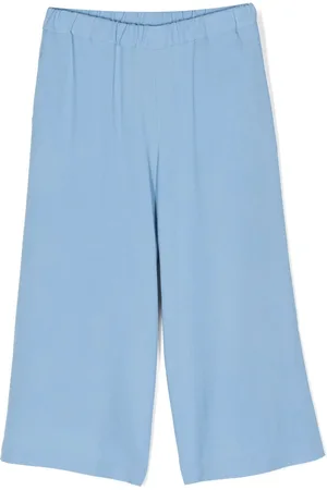 Simonetta Pantaloni a gamba ampia elasticizzati
