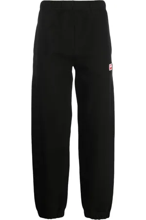 Kenzo Pantaloni sportivi affusolati con ricamo
