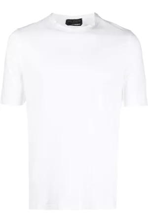 DELL'OGLIO Uomo T-shirt - T-shirt girocollo - Bianco