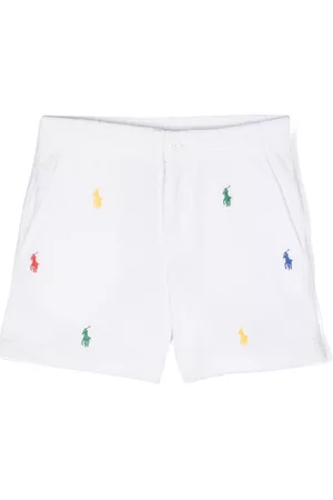 Ralph Lauren Pantaloncini - Polo Pony embroidered shorts - Bianco