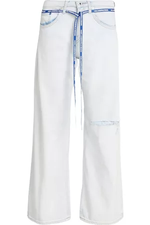 Karl Lagerfeld Donna Jeans a zampa & bootcut - Jeans a vita bassa - Bianco