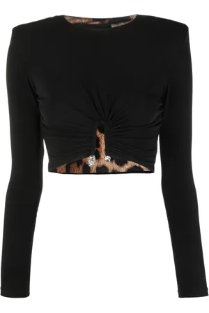 Philipp Plein Top corto con arricciatura