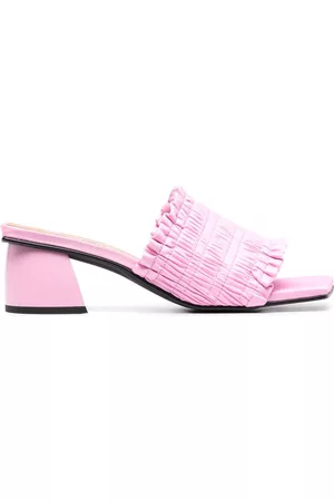 Ganni Donna Sandali - Mules Smock 65mm - Rosa
