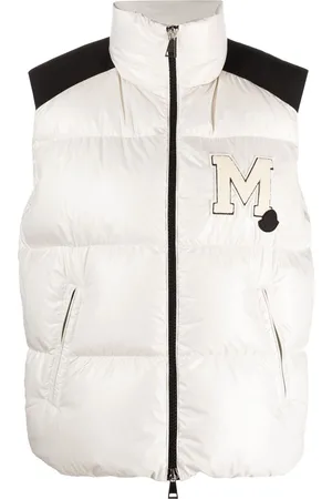 Moncler Gilet imbottito con applicazione logo