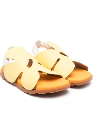 Camper Bambina Sandali - Floral-motif open-toe sandals - Giallo