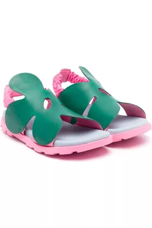 Camper Bambina Sandali - Brutus floral-motif sandals - Verde