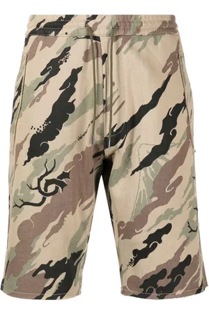 Maharishi Shorts con stampa Bonsai Forest