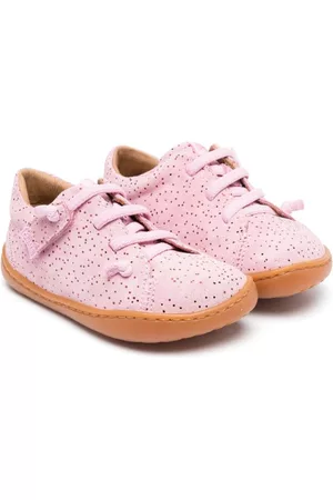 Camper Bambino Sneakers - Peu lace-up leather sneakers - Rosa