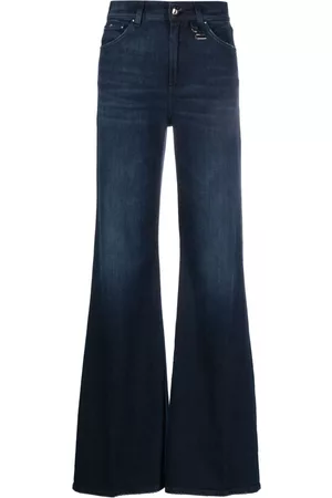 Dondup Donna Jeans a zampa & bootcut - Jeans Amber a gamba ampia - Blu
