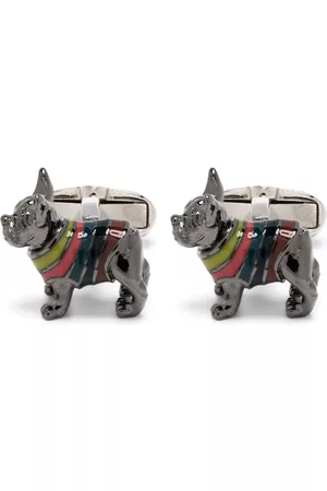 Paul Smith Uomo Gemelli - Gemelli a righe French Bulldog - Argento
