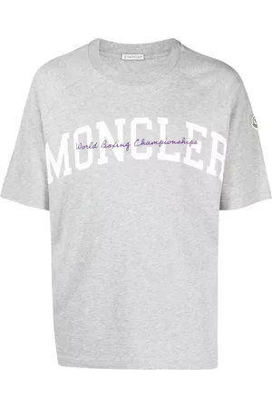 Moncler Uomo T-shirt con stampa - T-shirt con stampa - Grigio