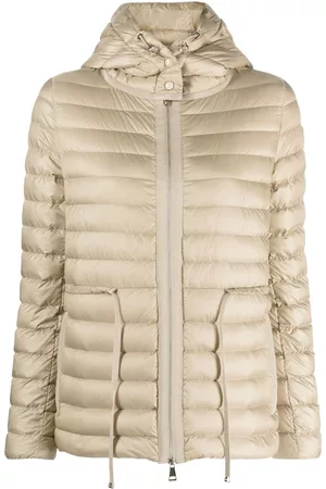Moncler Donna Piumini - Raie hooded quilted jacket - Toni neutri