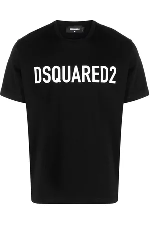 Dsquared2 Uomo T-shirt con logo - Logo-print cotton T-shirt - Nero