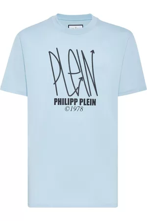 Philipp Plein Uomo T-shirt con stampa - T-shirt con stampa - Blu