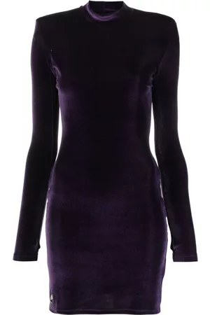 Philipp Plein Donna Vestiti attillati - Abito corto aderente - Viola
