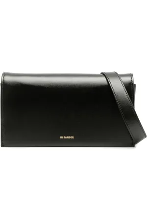 Jil Sander Borsa a spalla in pelle con logo