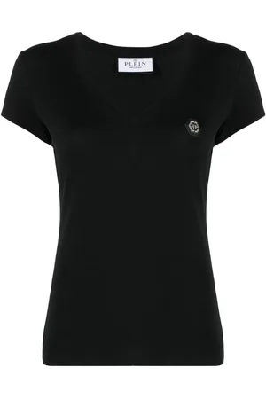 Philipp Plein T-shirt con scollo a V