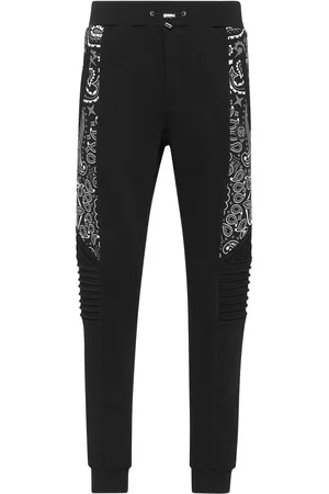 Philipp Plein Pantaloni sportivi con stampa bandana