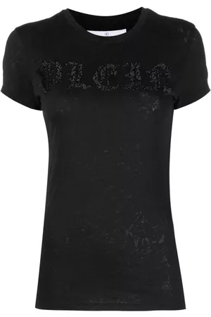 Philipp Plein Donna T-shirt - T-shirt con strass - Nero