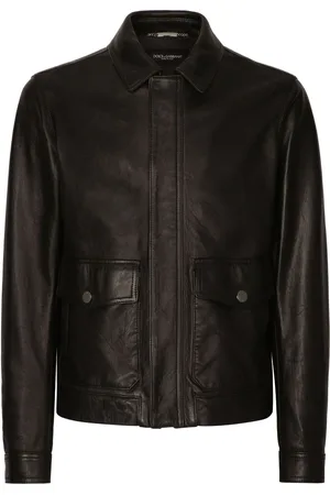 Dolce & Gabbana Cappotto monopetto con colletto