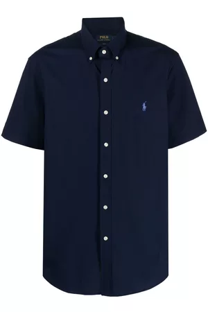 Ralph Lauren Uomo Polo - Camicia con ricamo Polo Pony - Blu