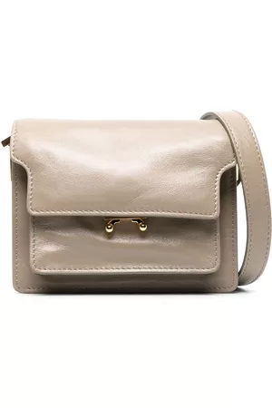 Marni Donna Borse a tracolla - Borsa a tracolla Trunk in pelle - Toni neutri