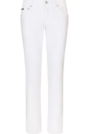 Dolce & Gabbana Jeans skinny con placca logo