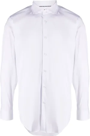HUGO BOSS Camicia con colletto ampio