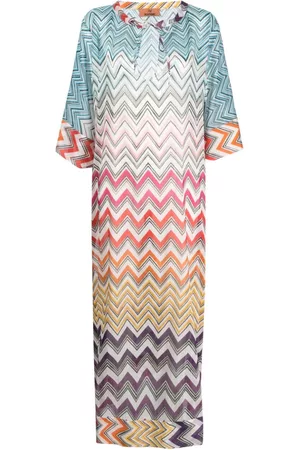 Missoni Donna Vestiti lunghi - Zigzag-weave maxi dress - Blu