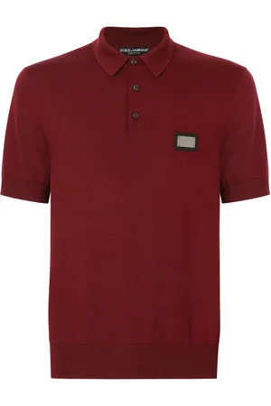 Dolce & Gabbana Polo in lana vergine con logo