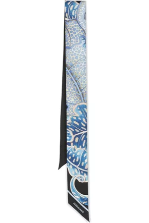 Salvatore Ferragamo Donna Sciarpe - Foulard con stampa - Blu