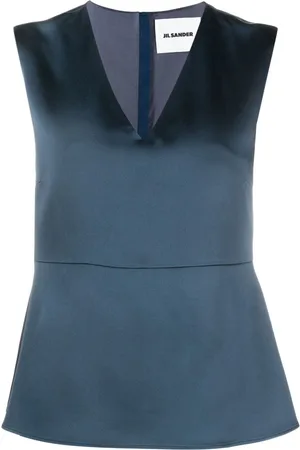 Jil Sander Top con scollo a V